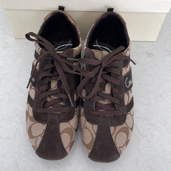 Brown Henrietta Coach Sneakers - Picture 2 of 6